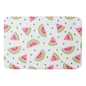 Rosa Wassermelonen, Wassermelonen, Sommermuster Badematte (Vorderseite)