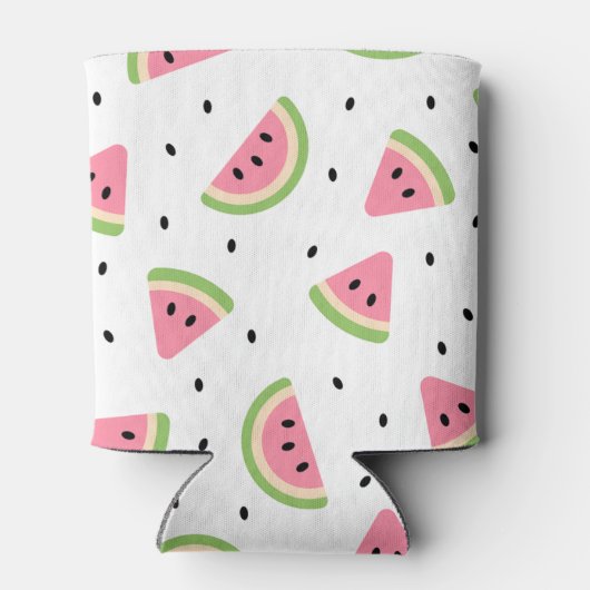 Rosa Wassermelonen, Wassermelonen, Sommermuster Dosenkühler (Rückseite)