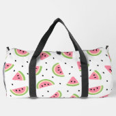 Rosa Wassermelonen, Wassermelonen, Sommermuster Duffle Bag (Rückseite)