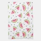 Rosa Wassermelonen, Wassermelonen, Sommermuster Geschirrtuch (Vertikal)