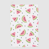 Rosa Wassermelonen, Wassermelonen, Sommermuster Golfhandtuch (Vorderseite)