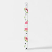 Rosa Wassermelonen, Wassermelonen, Sommermuster iPhone Hülle (Linke Seite)