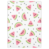 Rosa Wassermelonen, Wassermelonen, Sommermuster Klemmbrett (Rückseite)