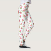 Rosa Wassermelonen, Wassermelonen, Sommermuster Leggings (Rechts)