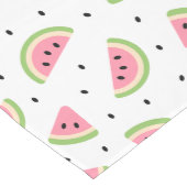 Rosa Wassermelonen, Wassermelonen, Sommermuster Mittelgroßer Tischläufer (Ecke)