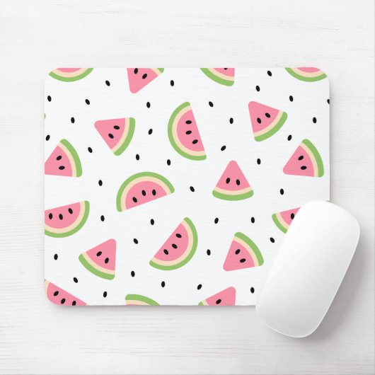 Rosa Wassermelonen, Wassermelonen, Sommermuster Mousepad (Mit Mouse)
