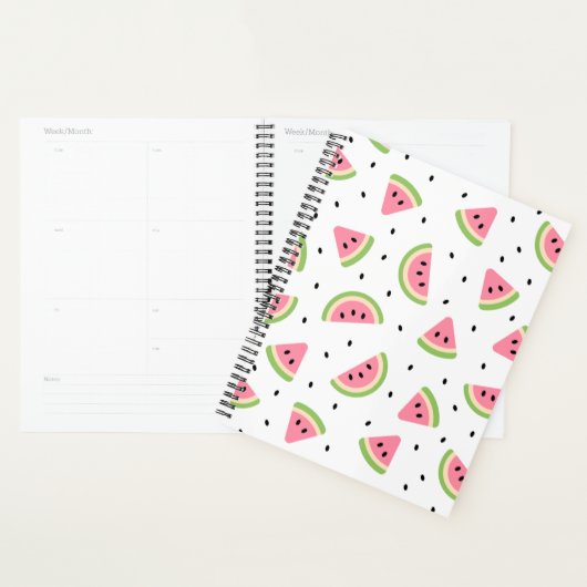 Rosa Wassermelonen, Wassermelonen, Sommermuster Planer (Anzeige)