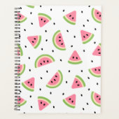 Rosa Wassermelonen, Wassermelonen, Sommermuster Planer (Vorderseite)