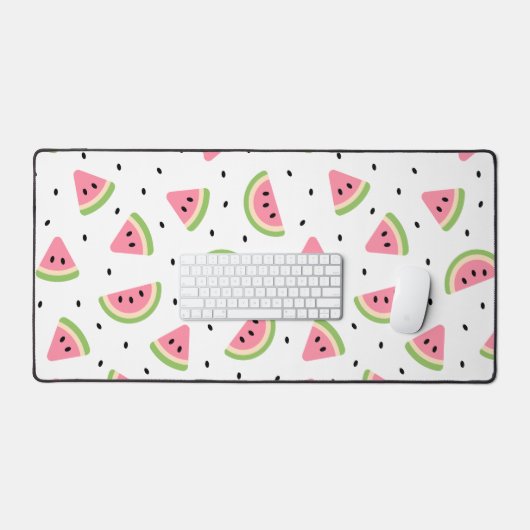 Rosa Wassermelonen, Wassermelonen, Sommermuster Schreibtischunterlage (Tastatur & Maus)