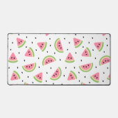 Rosa Wassermelonen, Wassermelonen, Sommermuster Schreibtischunterlage (Vorderseite)