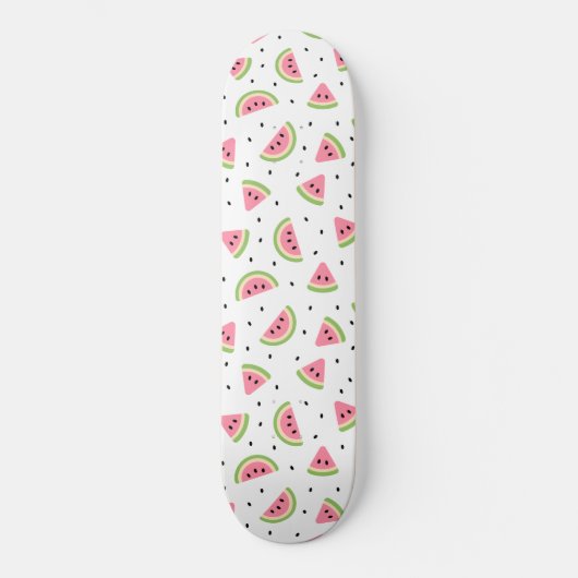 Rosa Wassermelonen, Wassermelonen, Sommermuster Skateboard (Vorderseite)