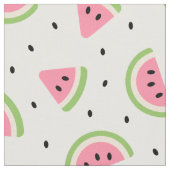Rosa Wassermelonen, Wassermelonen, Sommermuster Stoff (Nahaufnahme)