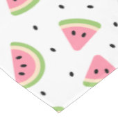 Rosa Wassermelonen, Wassermelonen, Sommermuster Tischdecke (Schrägansicht)