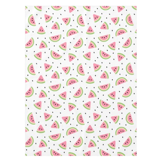 Rosa Wassermelonen, Wassermelonen, Sommermuster Tischdecke (Vorderseite)