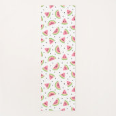 Rosa Wassermelonen, Wassermelonen, Sommermuster Yogamatte (Vorderseite)