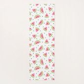 Rosa Wassermelonen, Wassermelonen, Sommermuster Yogamatte (Rückseite)
