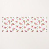 Rosa Wassermelonen, Wassermelonen, Sommermuster Yogamatte (Vorderseite (Horizontal))