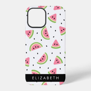 Rosa Wassermelonen, Wassermelonenkerne, Dein Name iPhone 12 Pro Hülle