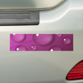 Rosa Wassertropfen Hintergrund Autoaufkleber (Auf Auto)