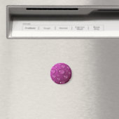 Rosa Wassertropfen Hintergrund Magnet (In Situ (Geschirrspüler))