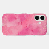 Rosa Watercolor Linktree | Case-Mate iPhone Hülle (Rückseite (Horizontal))