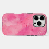 Rosa Watercolor Linktree | Case-Mate iPhone Hülle (Rückseite (Horizontal))