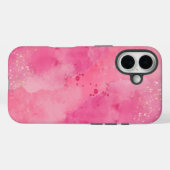 Rosa Watercolor Linktree | Case-Mate iPhone Hülle (Rückseite (Horizontal))