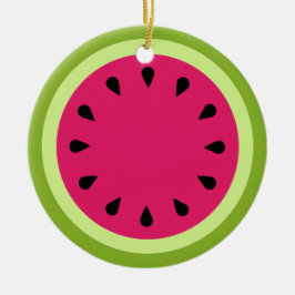 Rosa Watermelon Keramik Ornament