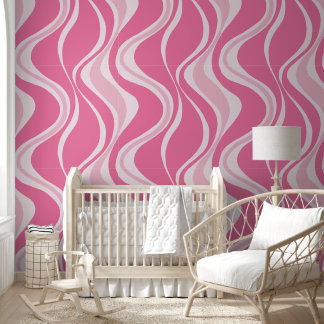 Rosa Waves Tapete