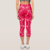 Rosa Web Capri Leggings (Rückseite)