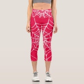 Rosa Web Capri Leggings (Vorderseite)