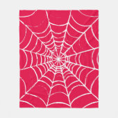 Rosa Web Fleecedecke (Vorderseite)