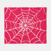 Rosa Web Fleecedecke (Vorderseite (Horizontal))