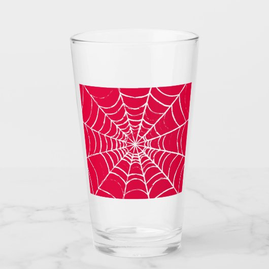 Rosa Web Glas (Vorderseite)
