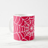 Rosa Web Kaffeetasse (Vorderseite Links)