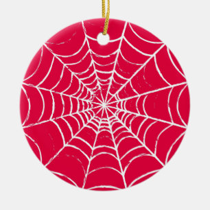 Rosa Web Keramik Ornament