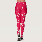 Rosa Web Leggings (Rückseite)
