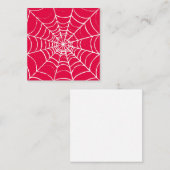 Rosa Web Quadratische Visitenkarte (Vorne/Hinten)