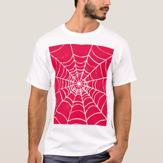 Rosa Web T-Shirt (Vorderseite)