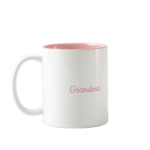 Rosa Wei Zwei-Ton-Oma-Tasse