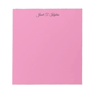 Rosa Weiblich Elegant Schlicht Professionell Moder Notizblock