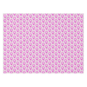 Rosa weibliches Sex-Symbol 3D-Effekt gepolstertes Tischdecke