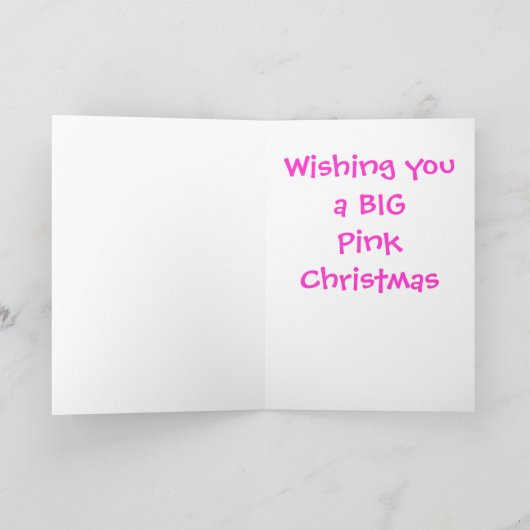 Rosa Weihnachten (Innenseite)