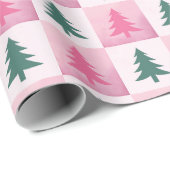 Rosa Weihnachten Geschenkpapier (Rolleneckpunkt)