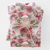 Rosa Weihnachten Geschenkpapier Set (Beispiel)