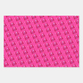 Rosa Weihnachten Geschenkpapier Set (Vorderseite 2)