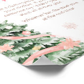 Rosa Weihnachten Im Freien ist es kalt. Sprich kei Poster (Ecke)