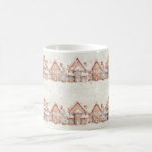 Rosa Weihnachten Kaffeetasse (Mittel)