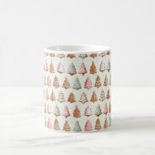Rosa Weihnachten Kaffeetasse (Mittel)