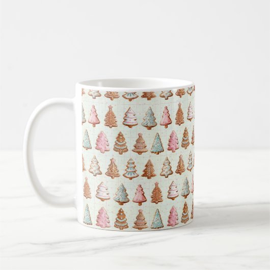 Rosa Weihnachten Kaffeetasse (Links)